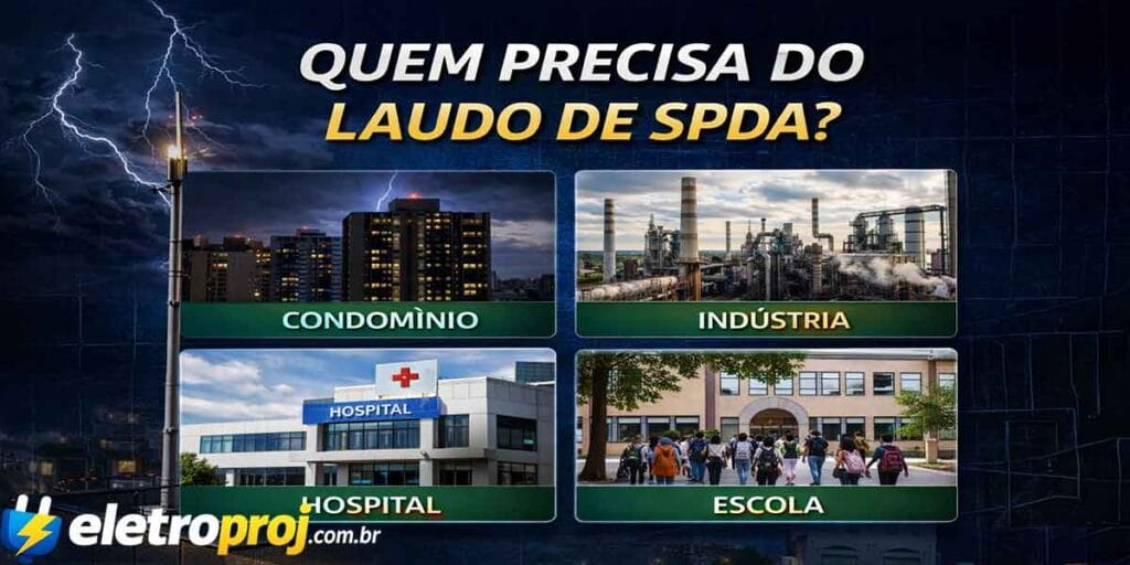 Quem precisa do laudo de SPDA condomínios indústrias hospitais e escolas conforme normas de proteção contra raios